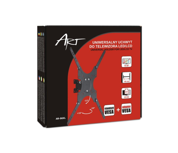 ART Uchylny uchwyt TV AR-06XL, 19-46 Cali - 163664 - zdjęcie 3